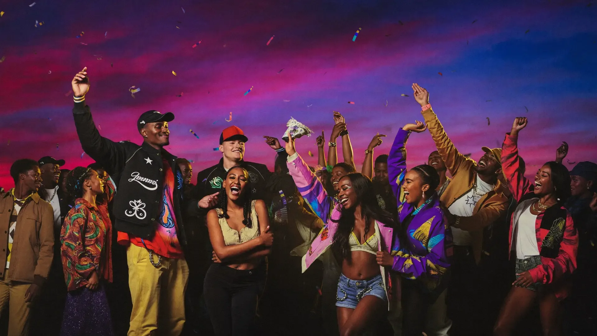 African creators filming together
